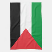 Serviette de cuisine avec Drapeau de Palestine (Vertical)