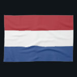 Serviette de cuisine avec Drapeau de Pays-Bas<br><div class="desc">Ajoutez une touche de fierté hollandaise à votre cuisine avec notre serviette de cuisine exclusive avec le drapeau de la Pays-Bas! Réalisée avec une attention minutieuse aux détails, cette serviette de cuisine est plus qu’un simple élément fonctionnel, c’est une célébration du patrimoine et de la fierté culturelle des Pays-Bas. Le...</div>