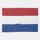 Serviette de cuisine avec Drapeau de Pays-Bas (Horizontal)