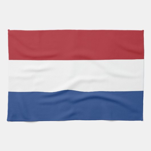 Serviette de cuisine avec Drapeau de Pays-Bas (Horizontal)