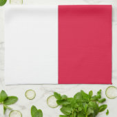 Serviette de cuisine avec Drapeau de Pologne (Plié)
