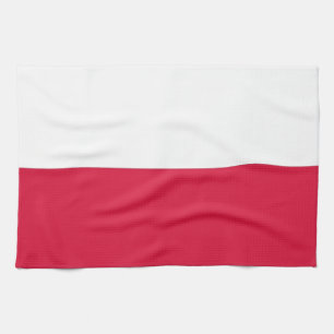 Serviette de cuisine avec Drapeau de Pologne