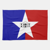 Serviette de cuisine avec Drapeau de San Antonio,  (Horizontal)