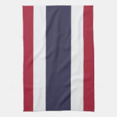 Serviette de cuisine avec drapeau de Thaïlande (Vertical)