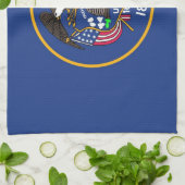 Serviette de cuisine avec Drapeau de Utah, U.S.A. (Plié)