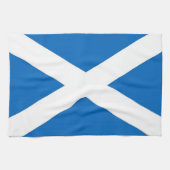 Serviette de cuisine avec Drapeau d'Ecosse (Horizontal)