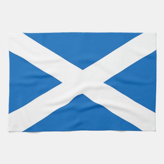 Serviette de cuisine avec Drapeau d'Ecosse (Horizontal)