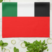 Serviette de cuisine avec Drapeau des Émirats Arab (Plié)