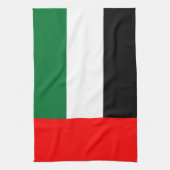 Serviette de cuisine avec Drapeau des Émirats Arab (Vertical)