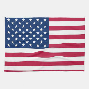 Serviette de cuisine avec Drapeau des États-Unis.
