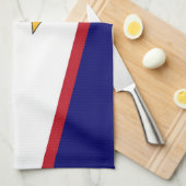 Serviette de cuisine avec Drapeau des Samoa améric (Quart Plié)