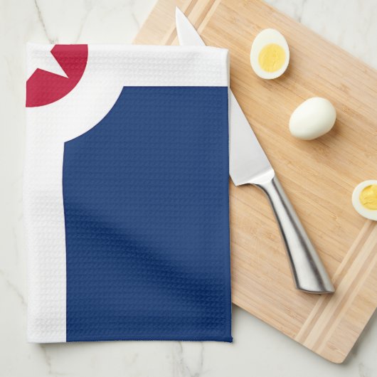 Serviette de cuisine avec Drapeau d'Indianapolis,  (Quart Plié)