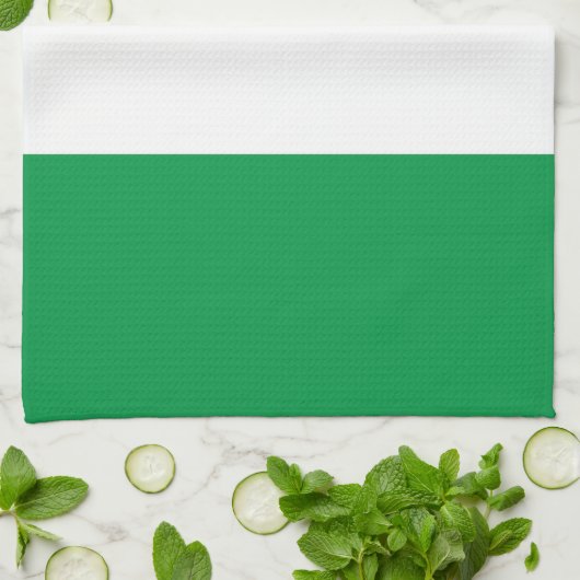 Serviette de cuisine avec Drapeau d'Irlande (Plié)