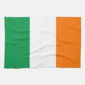 Serviette de cuisine avec Drapeau d'Irlande (Horizontal)