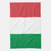 Serviette de cuisine avec Drapeau d'Italie (Vertical)