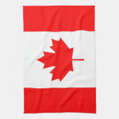 Serviette de cuisine avec Drapeau du Canada (Vertical)