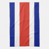 Serviette de cuisine avec Drapeau du Costa Rica (Vertical)