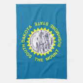 Serviette de cuisine avec Drapeau du Dakota du Sud (Vertical)