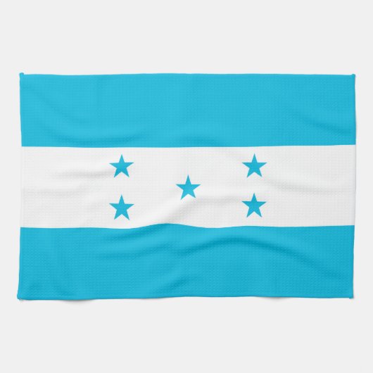 Serviette de cuisine avec Drapeau du Honduras (Horizontal)