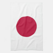 Serviette de cuisine avec Drapeau du Japon (Vertical)