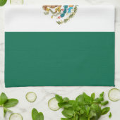 Serviette de cuisine avec Drapeau du Mexique (Plié)