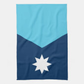 Serviette de cuisine avec drapeau du Minnesota, Ét (Vertical)