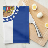 Serviette de cuisine avec Drapeau du Missouri, Éta (Quart Plié)