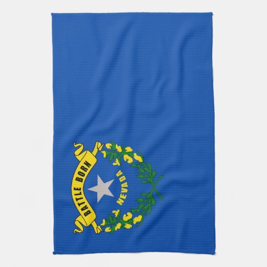 Serviette de cuisine avec Drapeau du Nevada, États (Vertical)