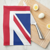 Serviette de cuisine avec Drapeau du Royaume-Uni (Quart Plié)