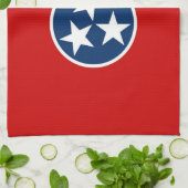 Serviette de cuisine avec Drapeau du Tennessee, Ét (Plié)