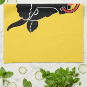Serviette de cuisine avec drapeau d'Uri, Suisse (Plié)