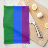 Serviette de cuisine avec drapeau Rainbow LGBT Pri (Quart Plié)