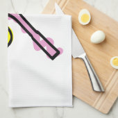 Serviette de cuisine avec impression tennis (Quart Plié)