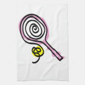 Serviette de cuisine avec impression tennis (Vertical)