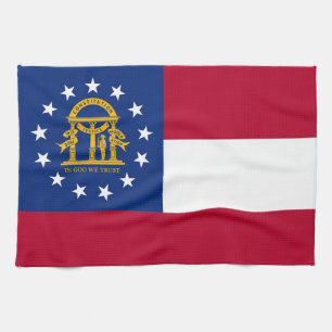 Serviette de cuisine avec le drapeau de la