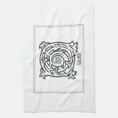 Serviette de cuisine avec logo intérieur (Vertical)