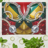 Serviette de cuisine avec Los Angeles Colours Desi (Plié)