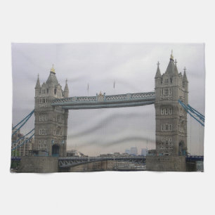 Serviette de cuisine avec pont tour sur la Tamise