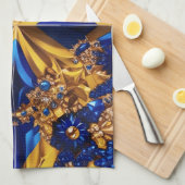 Serviette de cuisine avec Suède Couleurs Design (Quart Plié)