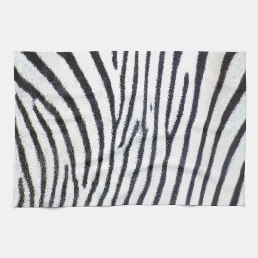 Serviette de cuisine avec Zebra Design (Horizontal)