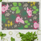 Serviette de cuisine Axolotl (Plié)