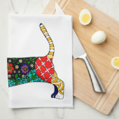 Serviette de cuisine Basset Hound (Quart Plié)