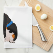 Serviette de cuisine Basset Hound (Quart Plié)