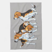 Serviette de cuisine beagle (Vertical)