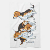 Serviette de cuisine beagle (Vertical)