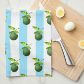 Serviette de cuisine beaucoup de chaux (Quart Plié)