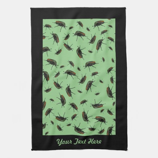 Serviette de cuisine Beetle Bug Facultatif Personn (Vertical)