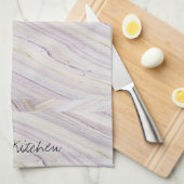 Serviette de cuisine beige (Quart Plié)