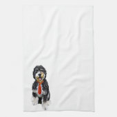 Serviette de cuisine Bernedoodle (Vertical)