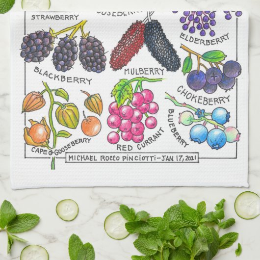 Serviette de cuisine Berries (Plié)